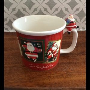 Ceramic Holiday Mug w Santa